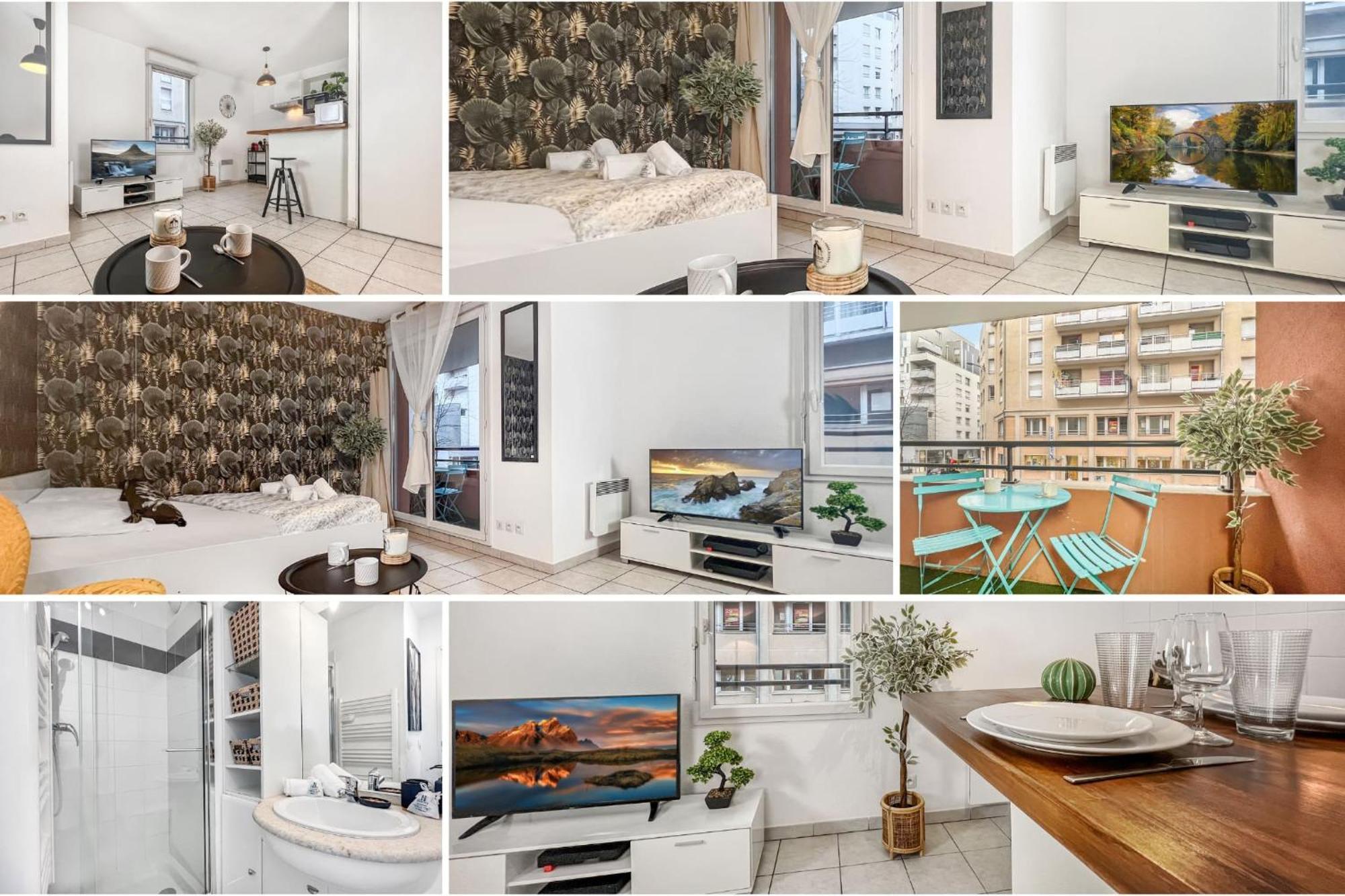 Homey Wild - Proche Gare Et Tram - Proche Centre - Balcon Prive - Parking Prive - Wifi Gratuit Аннемас Экстерьер фото